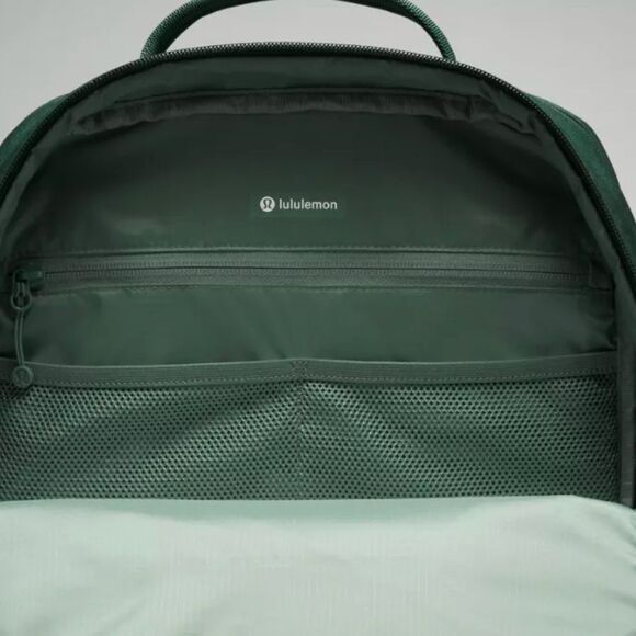 Lululemon Double-Zip Backpack 22L- Legacy Green/Grey Eucalyptus NWT laptop bag - Picture 12 of 13